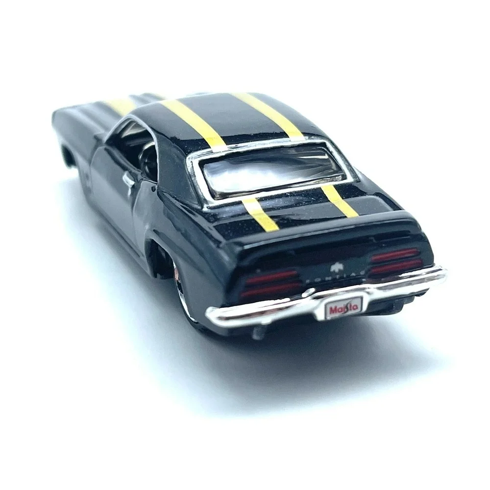 Maisto Pro Rodz 1969 '69 Pontiac Firebird Car Metal Flake‎ Black Diecast 1/64